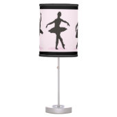 Ballet Ballerina Pink Dancer Ballerinas Table Lamp (Front)
