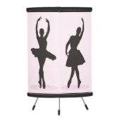 Ballet Ballerina Pink Dancer Tripod Table Lamp (Back)