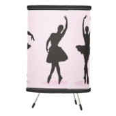 Ballet Ballerina Pink Dancer Tripod Table Lamp (Right)
