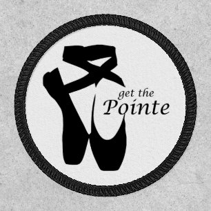 Ballet Ballerina Pointe Shoes Funny Patch