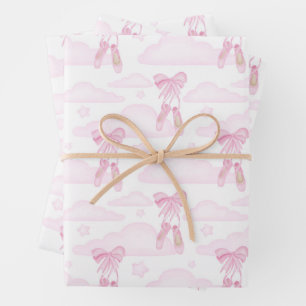 Ballet Ballerina Wrapping Paper Sheets