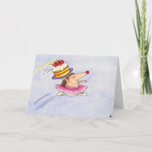 Ballet Birthday greeting card by Nicole Janes