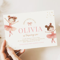 Ballet Birthday Invitation