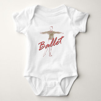 Ballet Boy Gifts for Dancers Baby Bodysuit