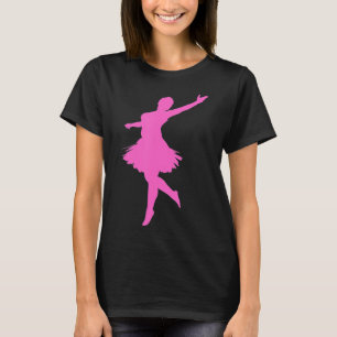 Ballet-Brilliant Pink Ballerina Dancer T-Shirt