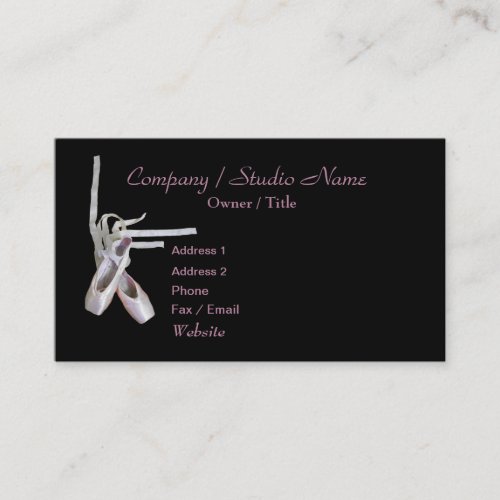 Ballet Business Card