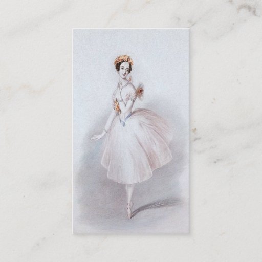 Customizable Ballet Business Card