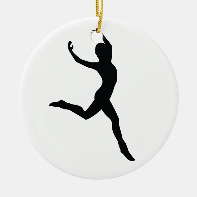 Ballet Ceramic Ornament (Front)