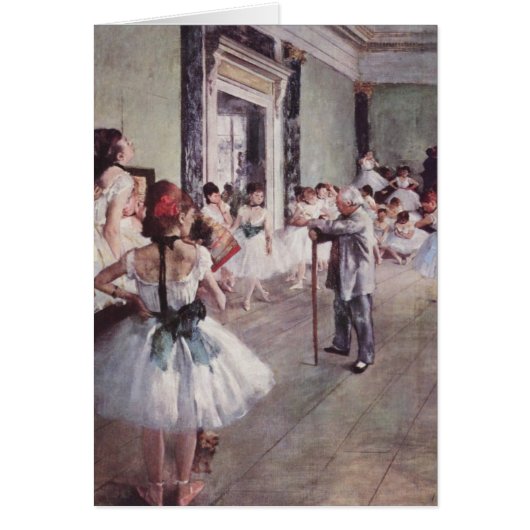 Ballet Class - Edgar Degas Cards (Front)