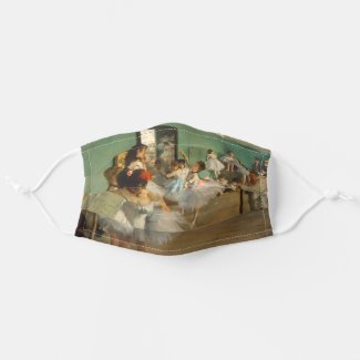 Ballet Class | Edgar Degas | Impressionist Adult Cloth Face Mask