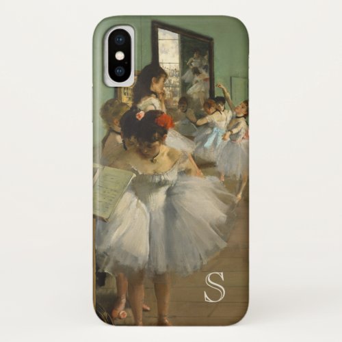 Ballet Class  Edgar Degas  Impressionist iPhone X Case