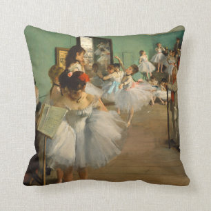 Ballet Class Edgar Degas Impressionist Throw Pillow