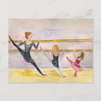 Ballet Class Postcard