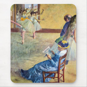 Ballet Class, the Dance Hall by Edgar Degas Mouse Pad