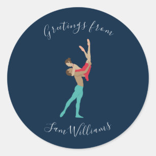 Ballet Classic Round Sticker