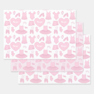 Ballet Clothes Wrapping Paper Sheet Set