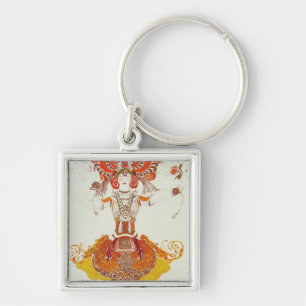 Ballet Costume for 'The Firebird', by Stravinsky Keychain