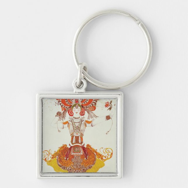 Ballet Costume for 'The Firebird', by Stravinsky Keychain (Front)