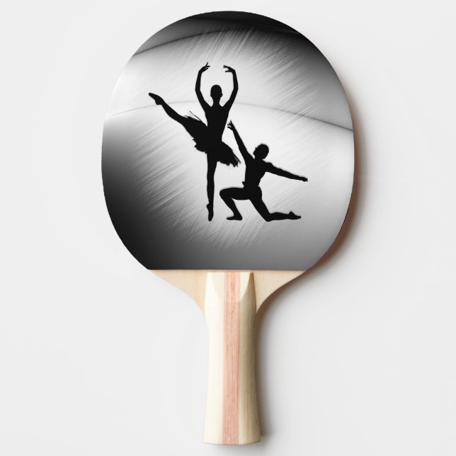 Ballet Couple Dance Ping Pong Paddle (Front)