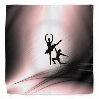 Ballet Couple Dance Pink Accent Bandana