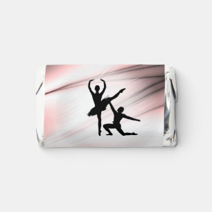 Ballet Couple Dance Pink Accent Hershey's Miniatures