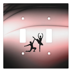 Ballet Couple Dance Pink Accent Light Switch Cover