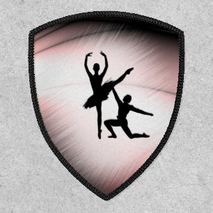 Ballet Couple Dance Pink Accent Patch