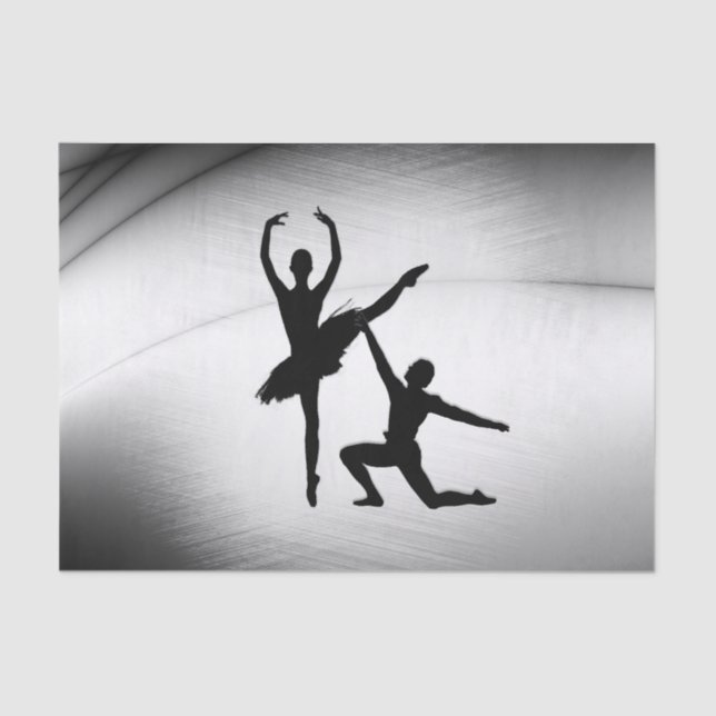 Ballet Couple Dance Tissue Paper (Front)
