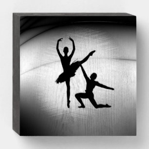 Ballet Couple Dance Wooden Box Sign
