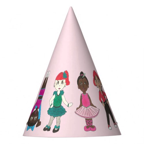 Ballet Dance Birthday Party Ballerina Girl Dancers Party Hat