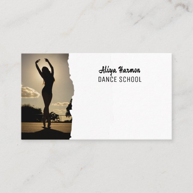 Ballet Dance Business Card (Front)