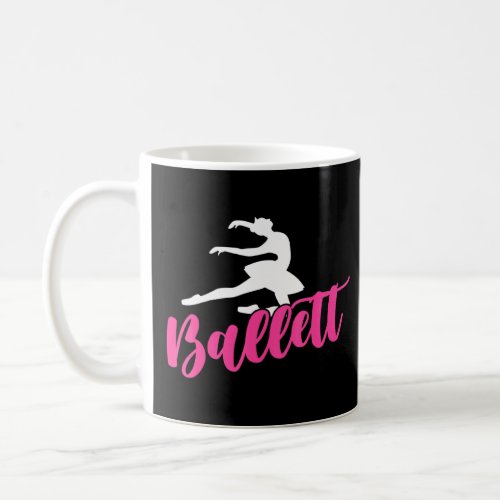 Ballet Dance Company Dancing Ballerina Shoes En Po Coffee Mug