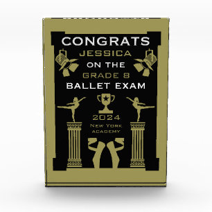 Ballet Dance Congratulations Acrylic Award