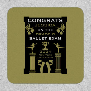 Ballet Dance Congratulations Patch