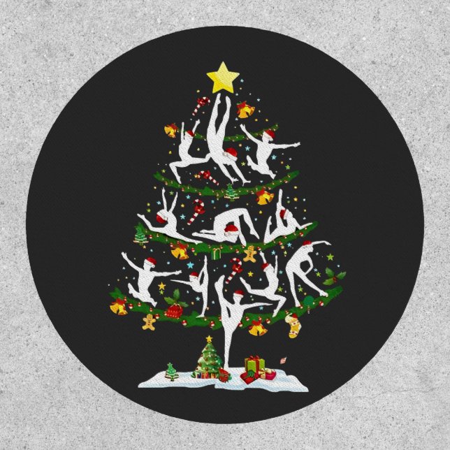 Ballet Dance Lover Xmas Lighting Ballet Christmas  Patch (Front)