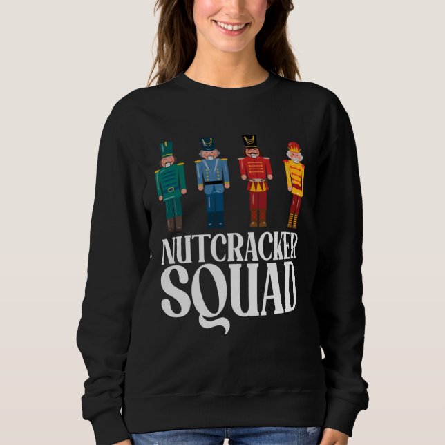Ballet Dance Matching Family Christmas Nutcracker  Sweatshirt (Front)