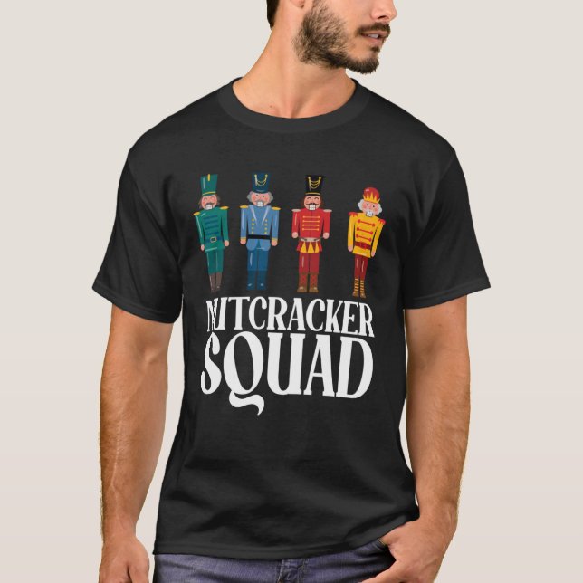 Ballet Dance Matching Family Christmas Nutcracker  T-Shirt (Front)