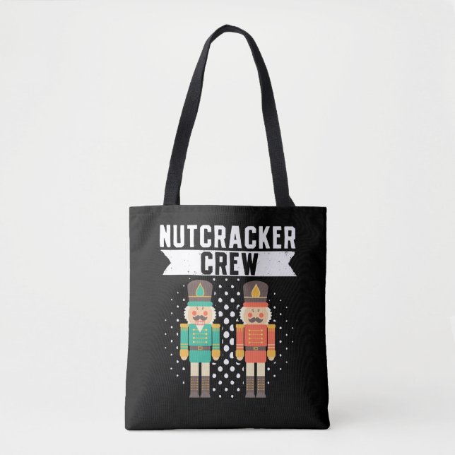 Ballet Dance Nutcracker Crew Tote Bag (Front)