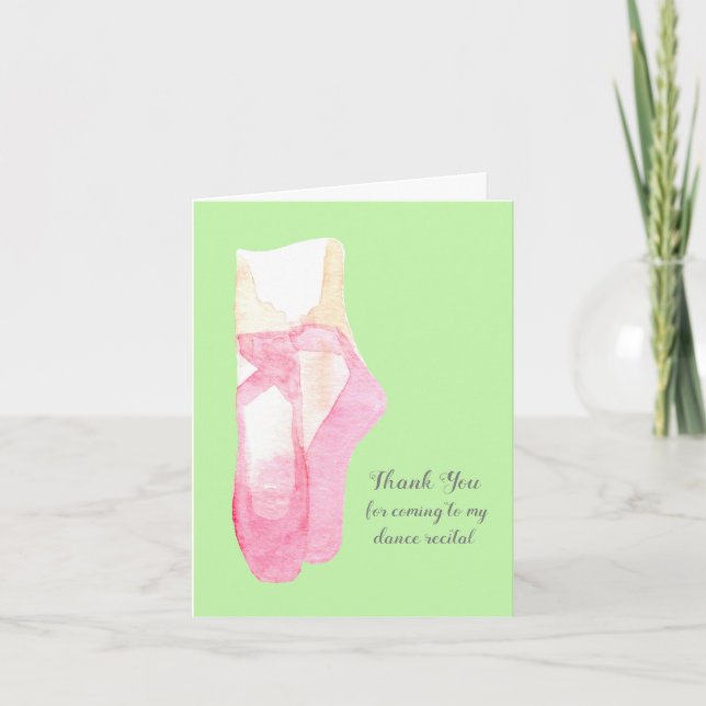 Ballet Dance Recital Thank You For Coming (Front)