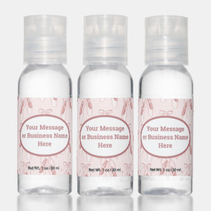 Ballet Dance School Studio Business Name Logo Hand Sanitizer