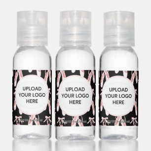 Ballet Dance School Studio Business Name Logo Hand Sanitizer