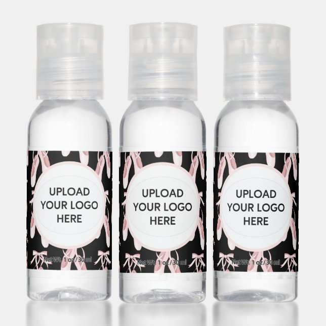 Ballet Dance School Studio Business Name Logo Hand Sanitizer (Set)
