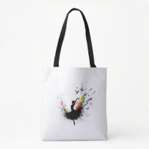 Ballet Dance Sports Tote Bag – Elegant Active Woma