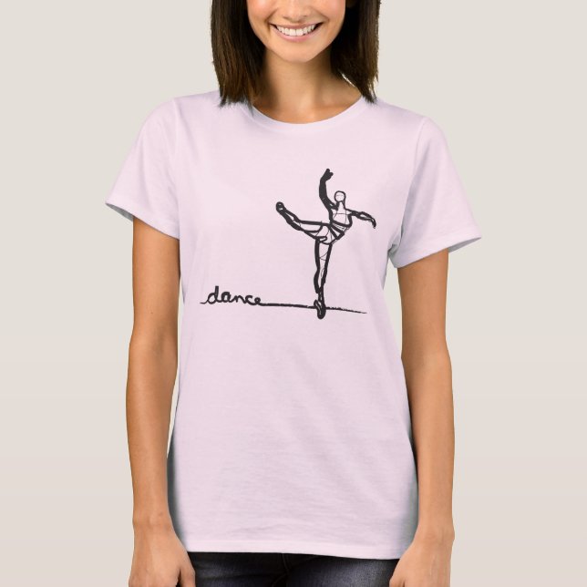 Ballet Dance Tee (Fitted) (Front)