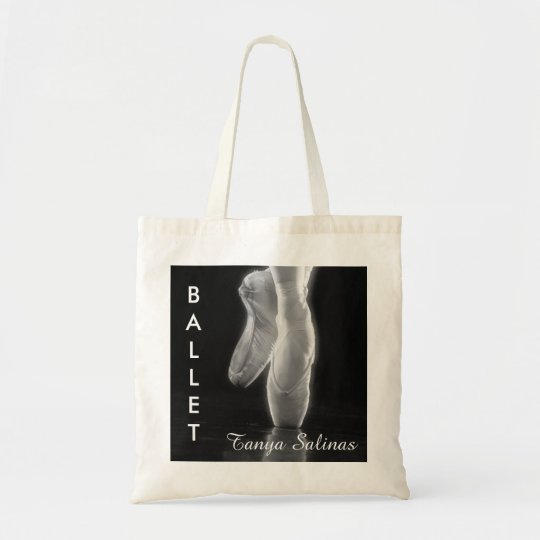 Ballet Dance Toe Shoes Bag With Personalized Name