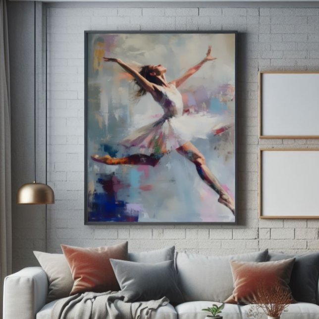 Ballet Dancer Abstract Art Photo Print (Creator Uploaded)