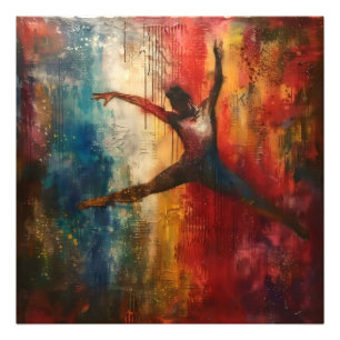 Ballet Dancer Abstract Art Photo Print
