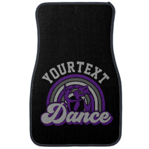 Ballet Dancer ADD TEXT Classic Dance Performer Car Floor Mat