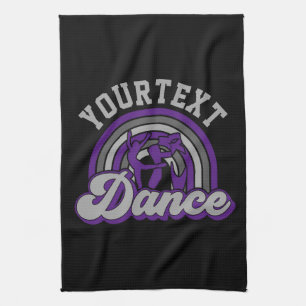 Ballet Dancer ADD TEXT Classic Dance Performer Kitchen Towel