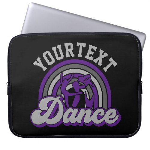 Ballet Dancer ADD TEXT Classic Dance Performer Laptop Sleeve